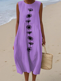 Emma | Violet Bloom Midi-klänning