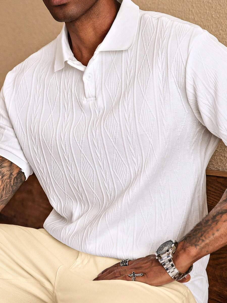 Nicolas | Sommarpolo casual med knappar