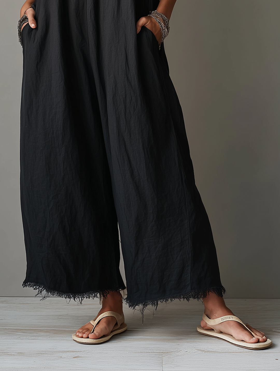 Nora | Minimalistisk linneoverall