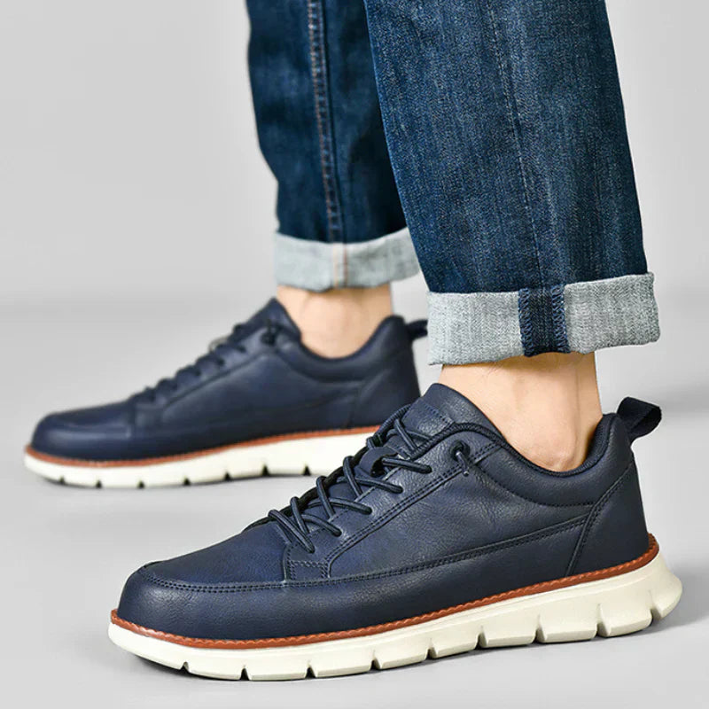 Gabriel | Sneakers i läder med stöd