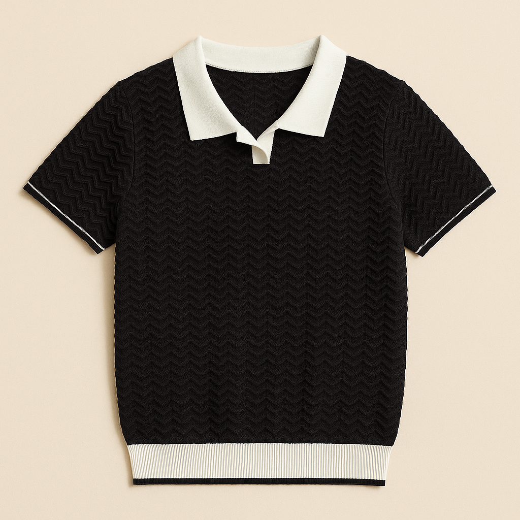 Lucien | Polo i texturerat premiumtyg