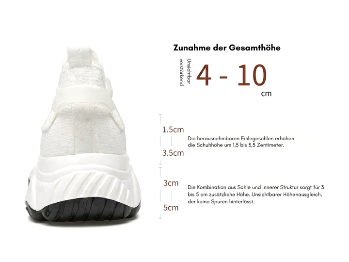 Vienna | Eleganta och bekväma sneakers med diskret lyft