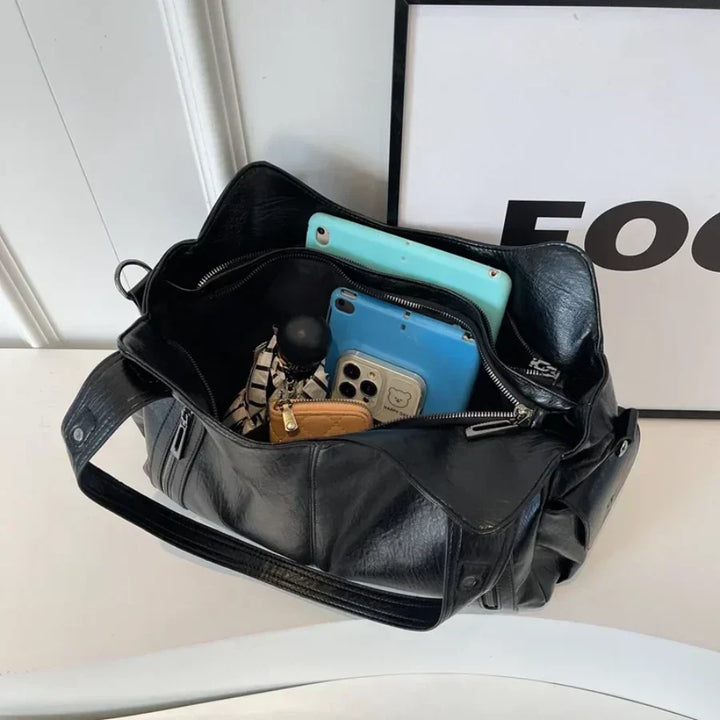 Amira - läder toteväska