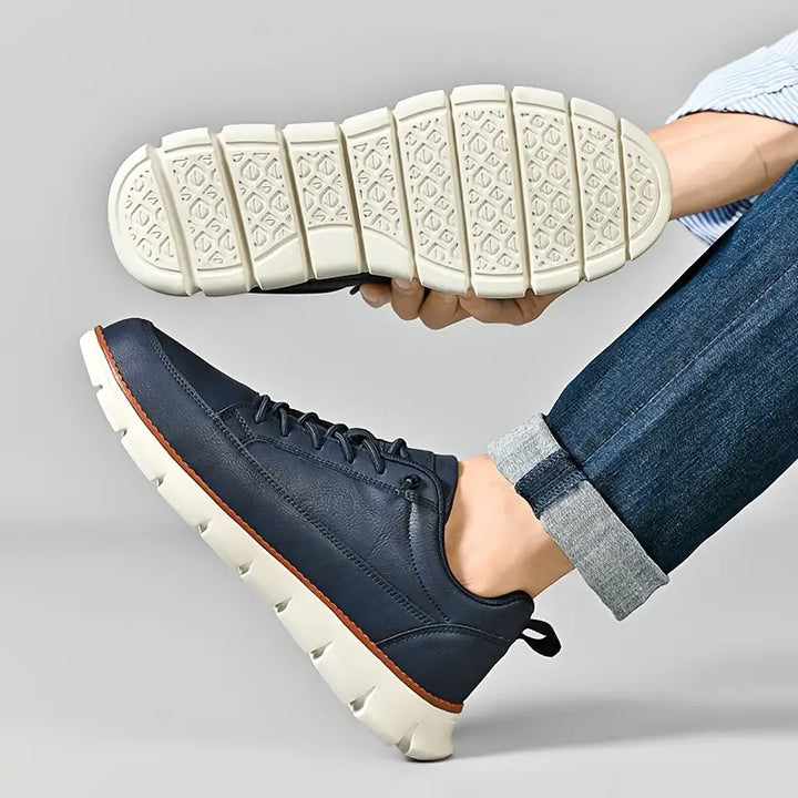 Gabriel | Sneakers i läder med stöd