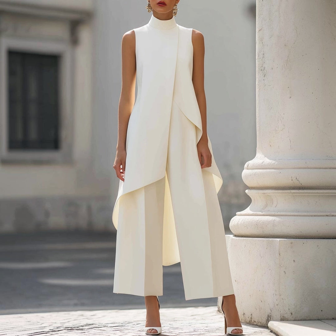 Signe | Elegant jumpsuit med asymmetrisk design