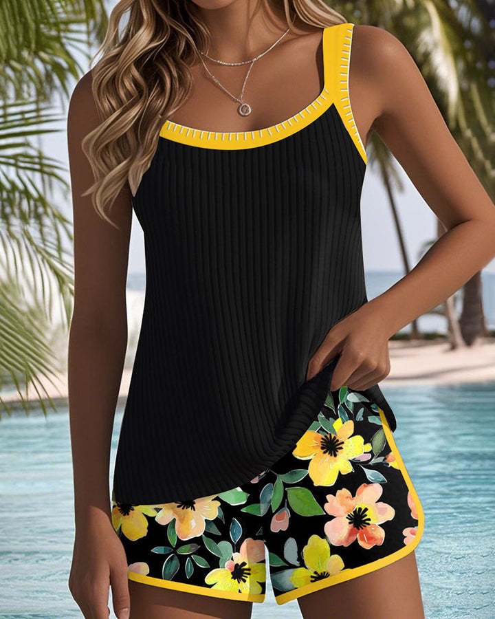 Laluna® | Tvådelat elegant tankini-set