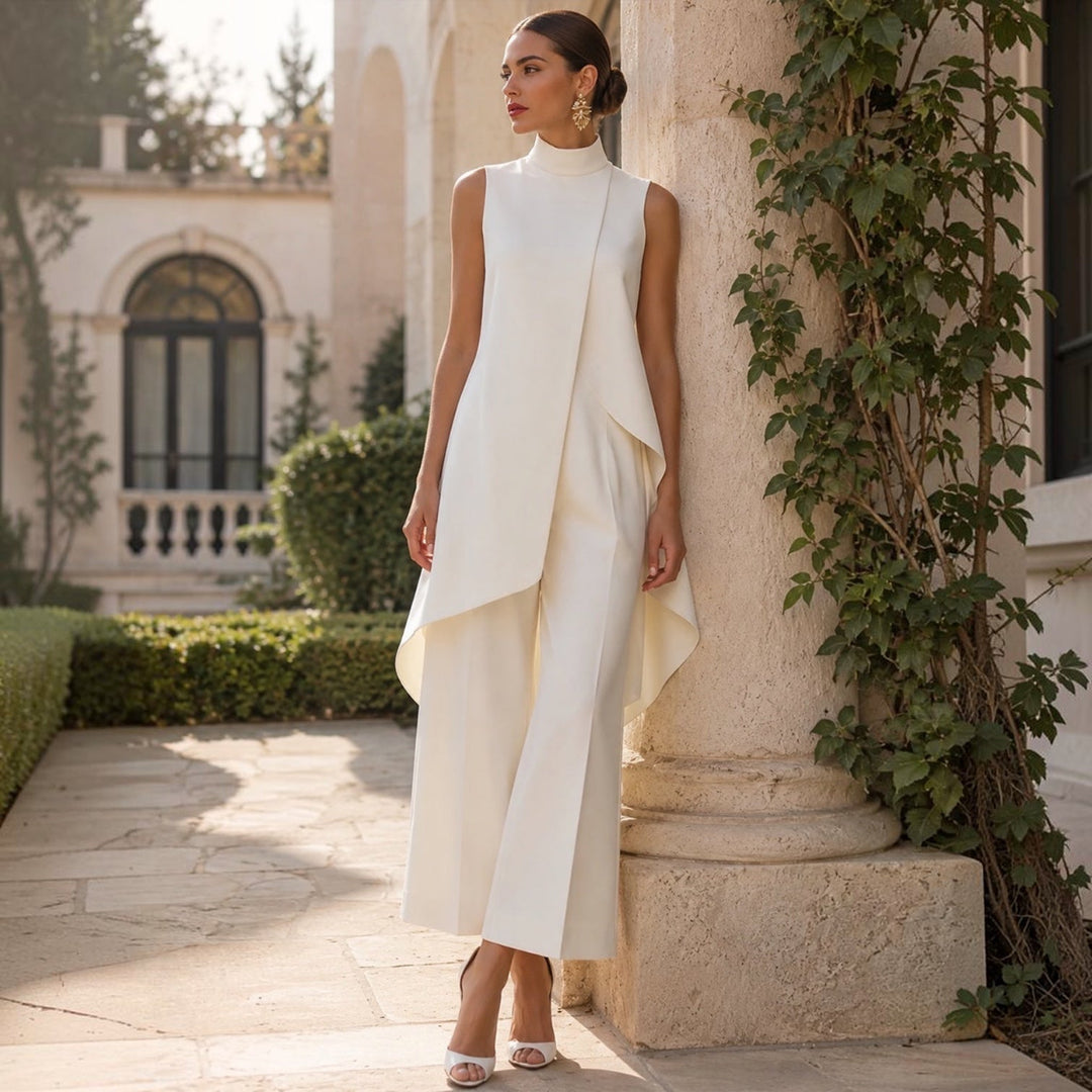 Signe | Elegant jumpsuit med asymmetrisk design