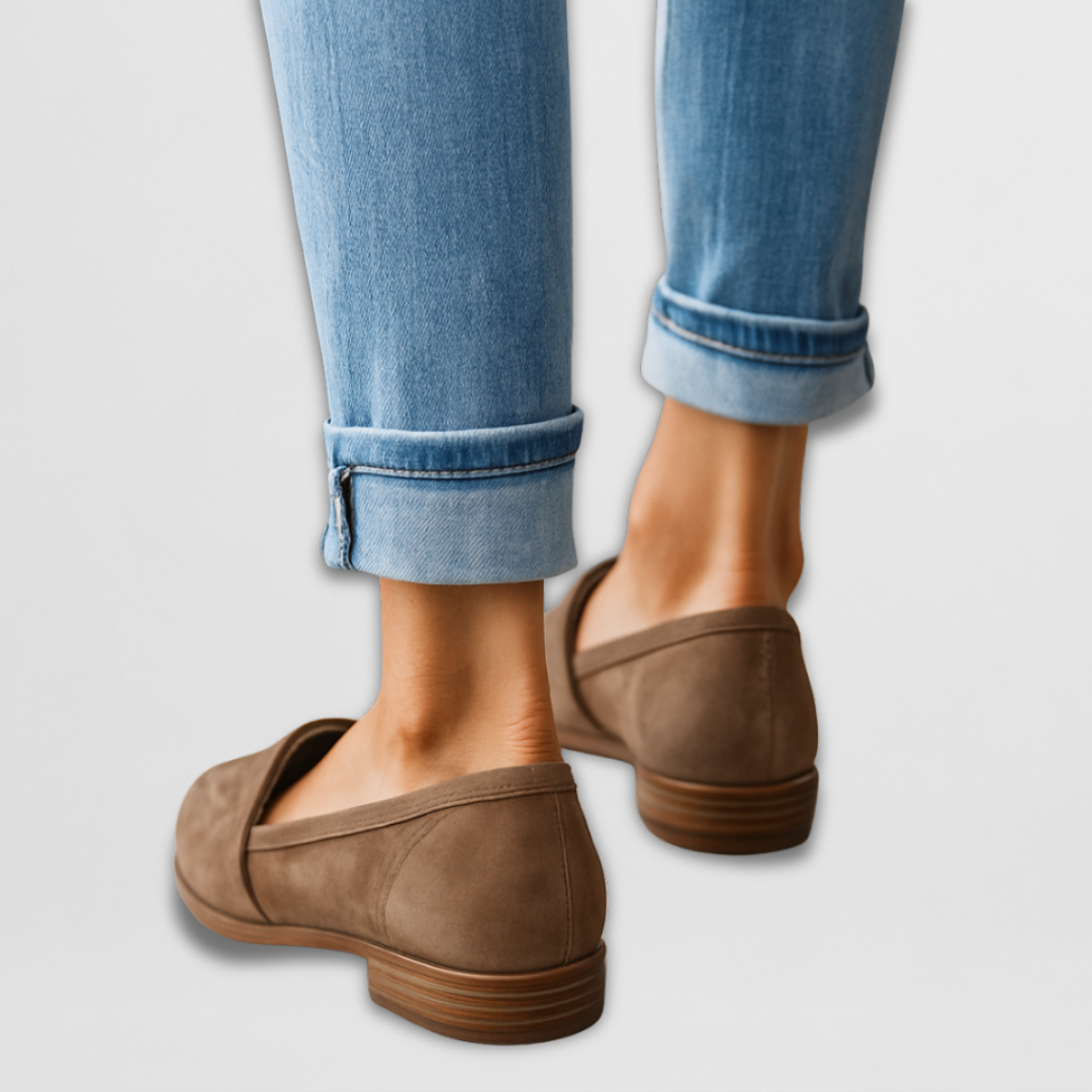 Margot - Mocka Bekväma Loafers
