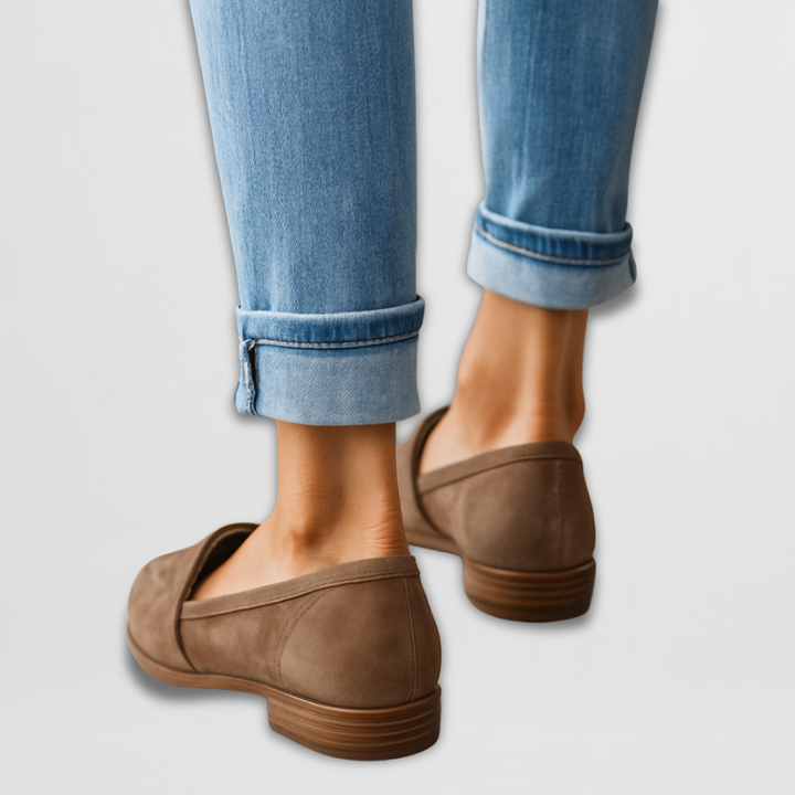 Margot - Mocka Bekväma Loafers