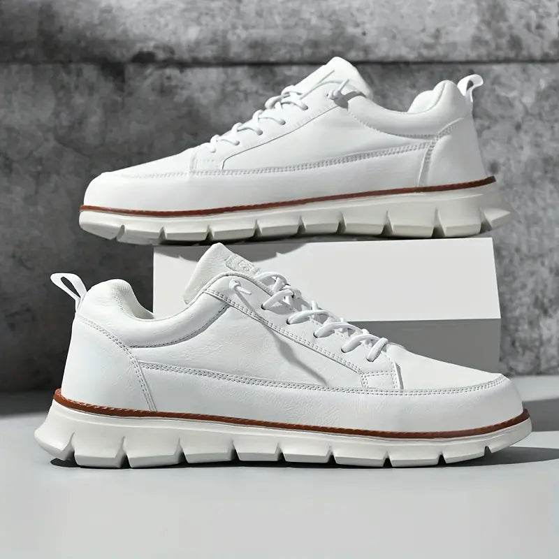 Gabriel | Sneakers i läder med stöd