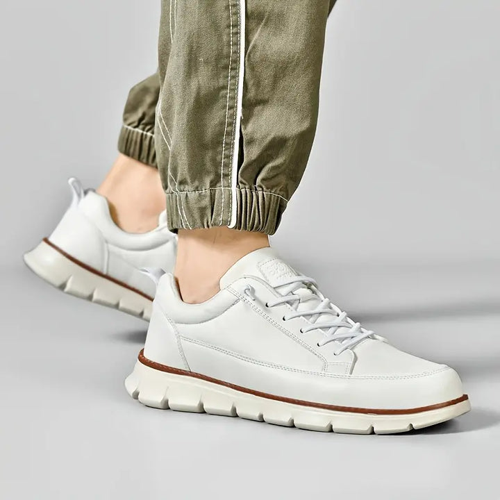 Gabriel | Sneakers i läder med stöd