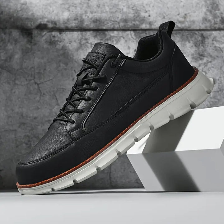 Gabriel | Sneakers i läder med stöd