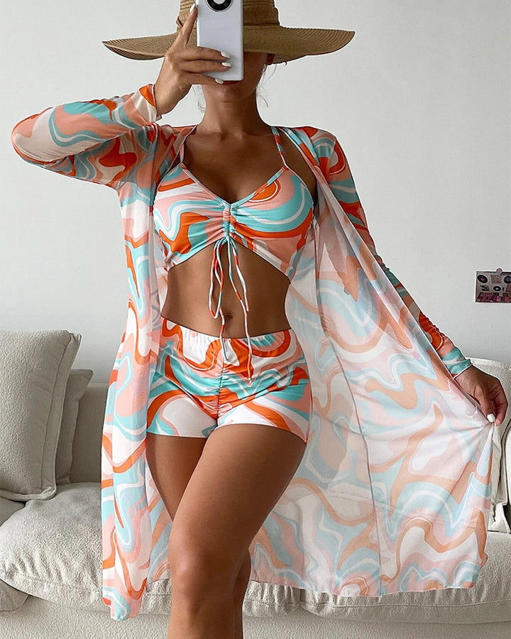 Laluna® | 3-delars tryckt bikiniset