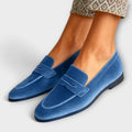 Monica - Lyxiga sammetloafers