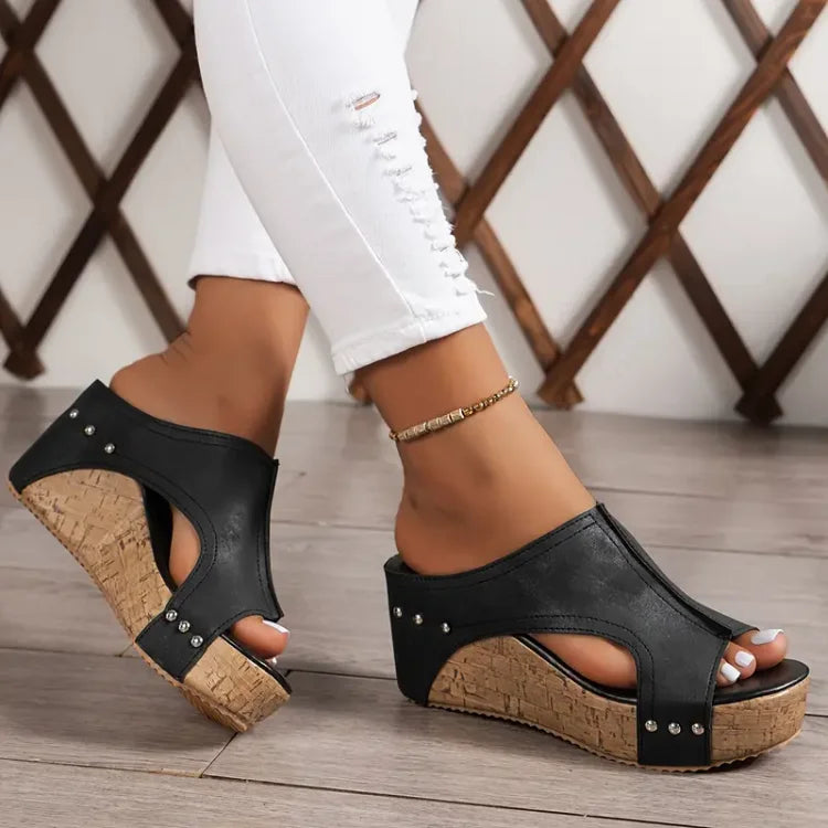 Melissa | Sandaler med hålfotsstöd och kilklack