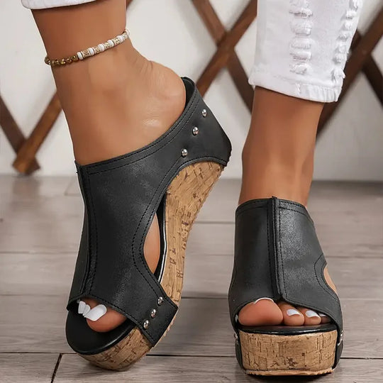 Melissa | Sandaler med hålfotsstöd och kilklack