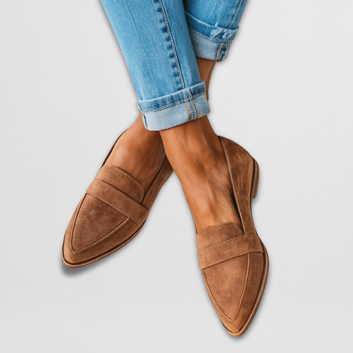 Margot - Mocka Bekväma Loafers