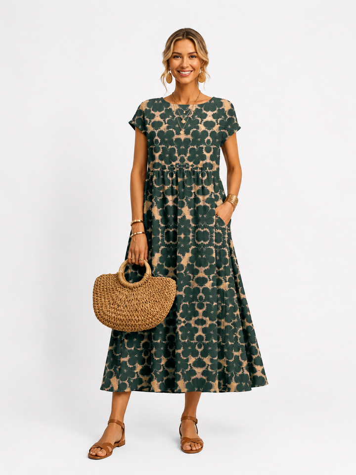 Florene | Kortärmad sommarklänning