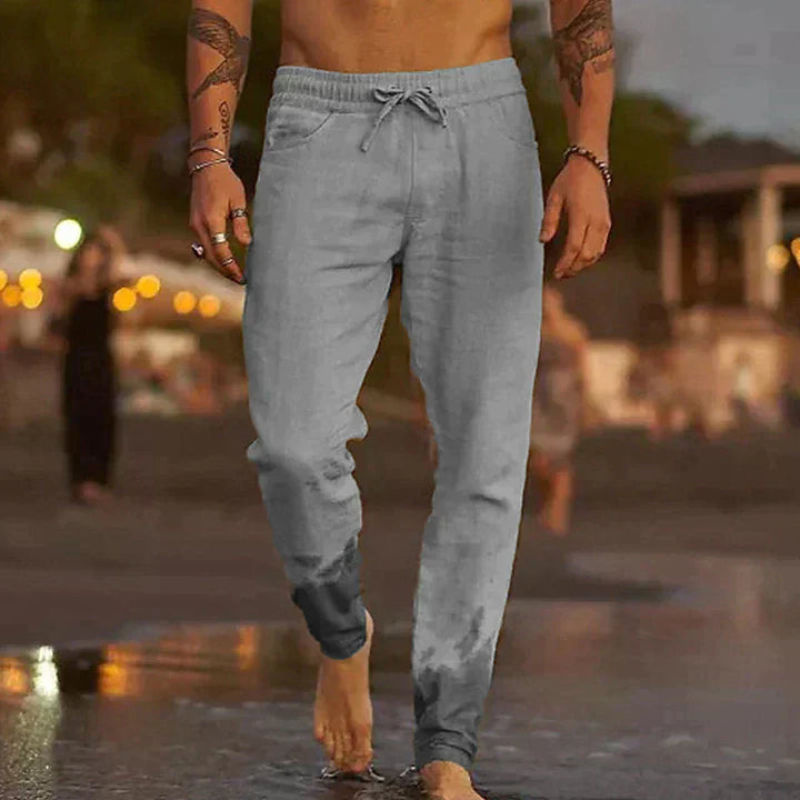 Jonas | Strandbyxor i lin