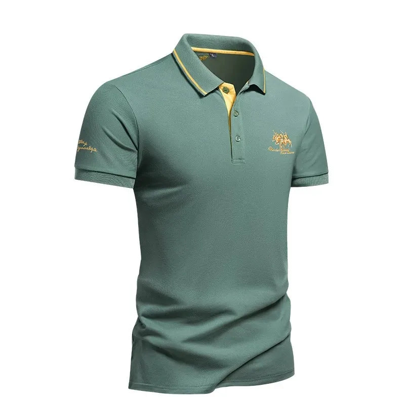 Victor | Elegant polo med avslappnad krage