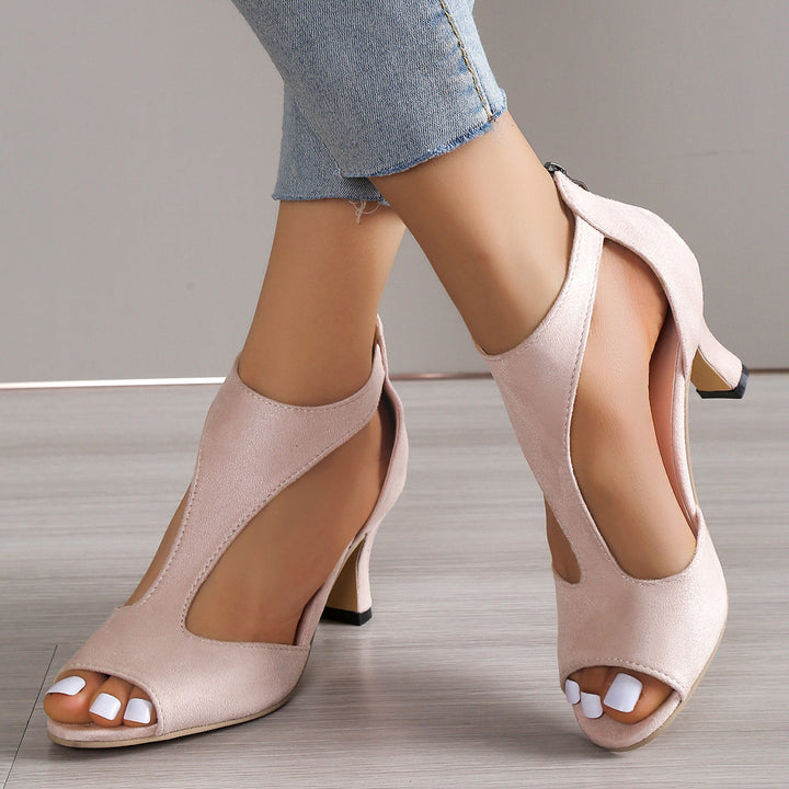 Amy™ | Sandal med klack
