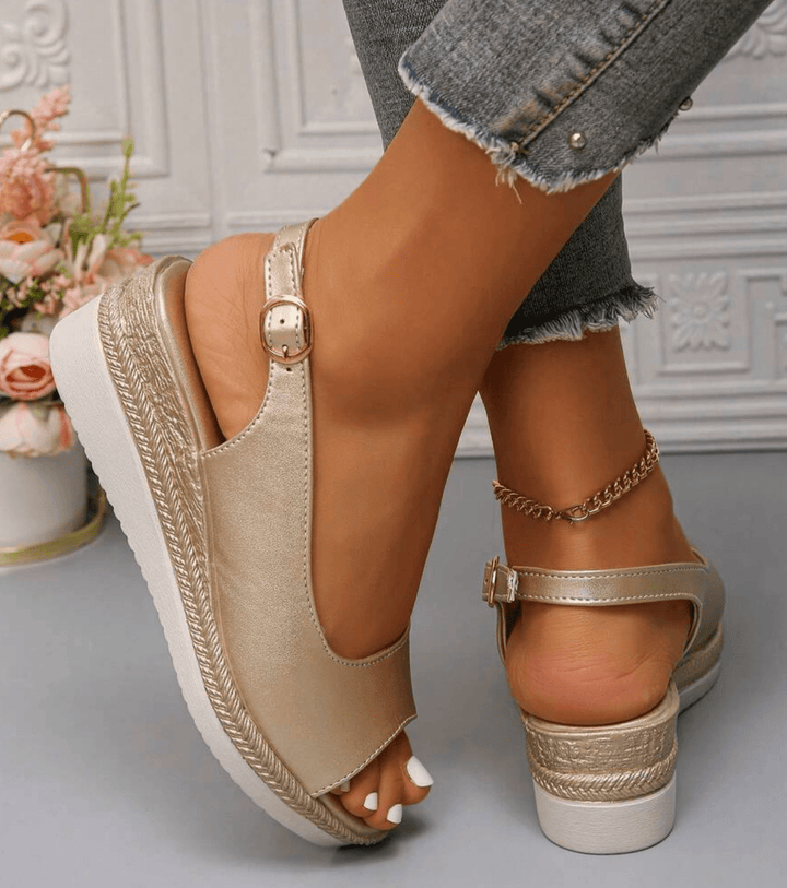 Chelsea | Ortopediska slingback-espadrillesandaler