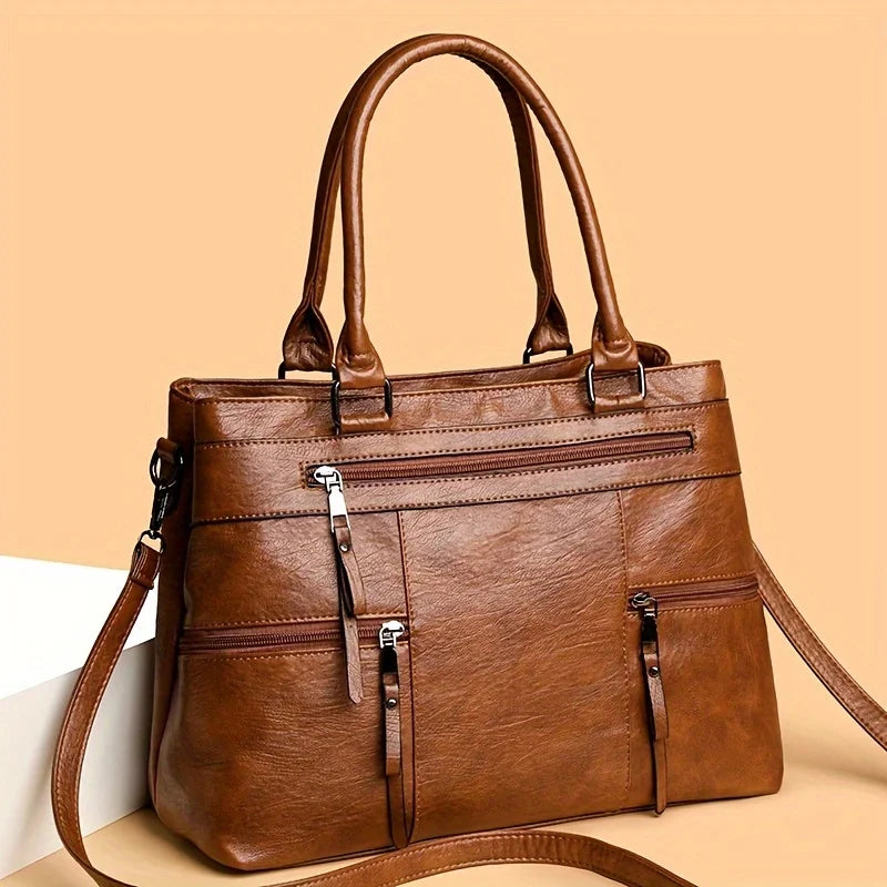 Eleanor läder toteväska