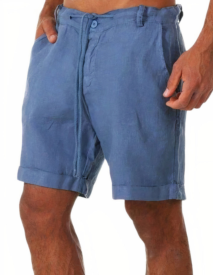 Victor | Lätta linneshorts