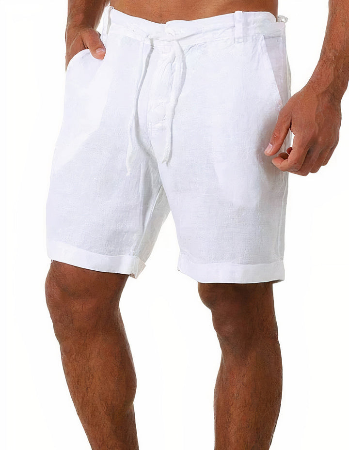 Victor | Lätta linneshorts