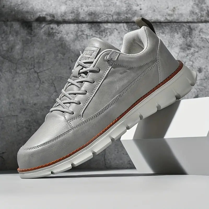 Gabriel | Sneakers i läder med stöd