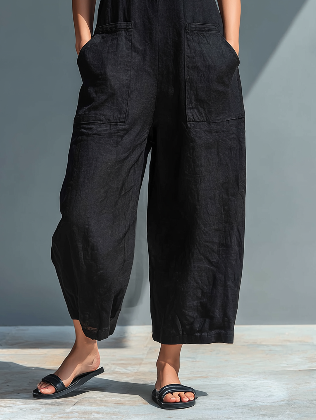 Signe™ | Luftig Linnejumpsuit