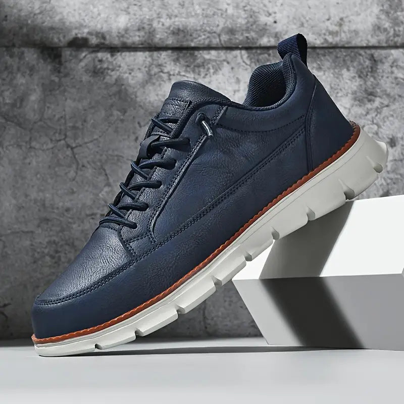 Gabriel | Sneakers i läder med stöd