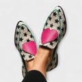 Helena - mjuka beige loafers