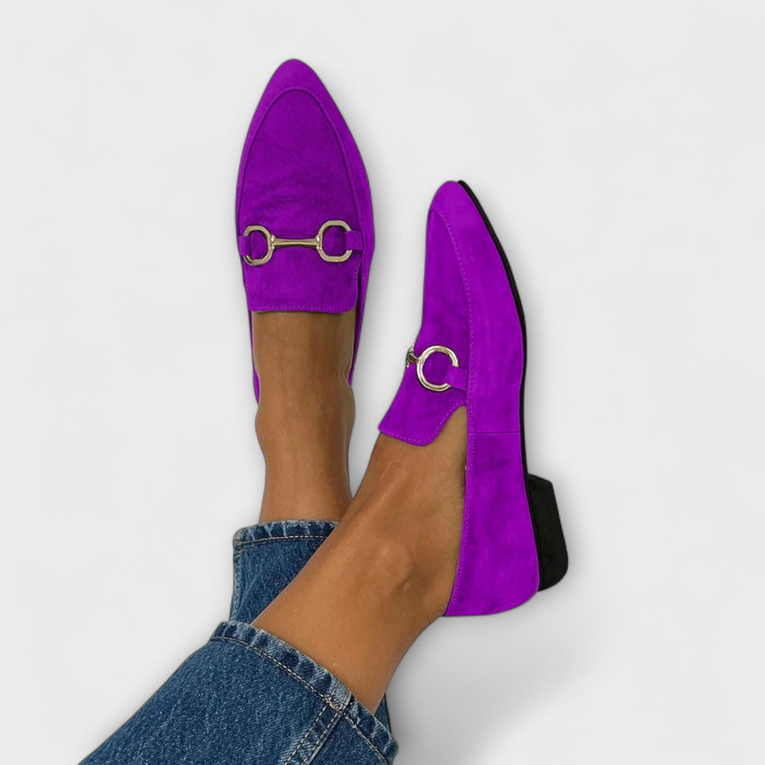 Noelle - Spetsiga slip-on-skor