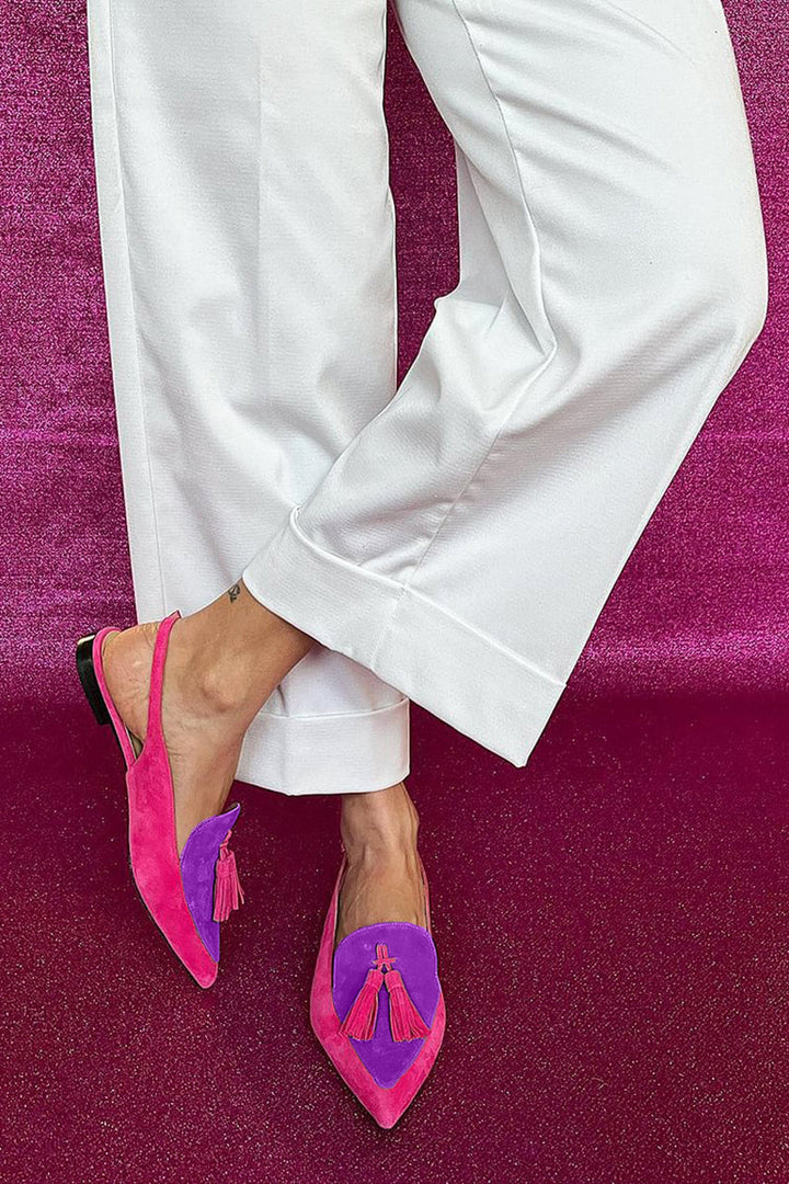 Iliana™ - Färggranna fransiga ballerinas