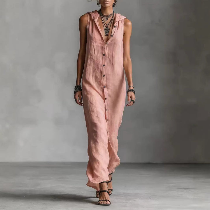 Kamila | Lättburen Ärmlös Långklänning