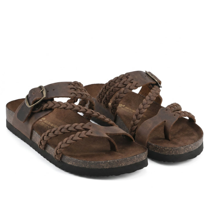 Linnea | Sandaler med flätade remmar