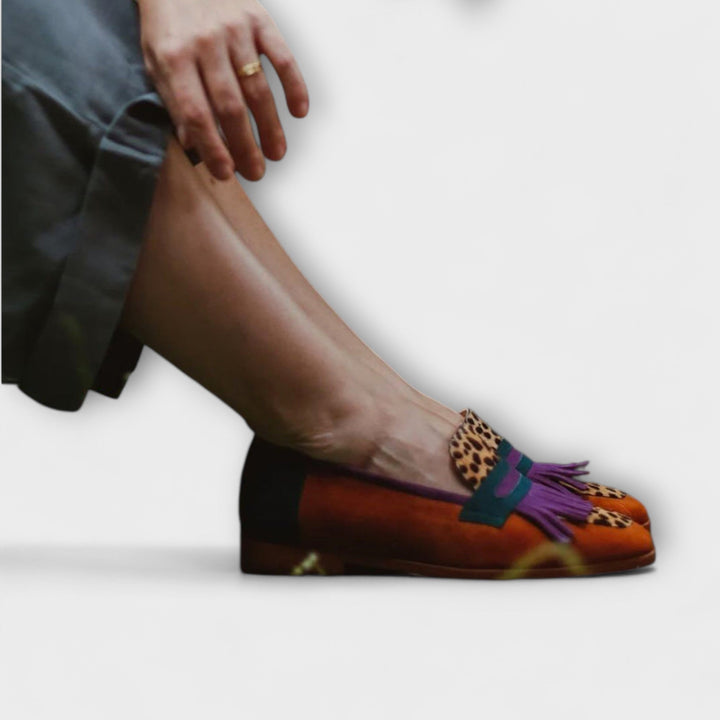 Romy - Polerad Brun Loafer