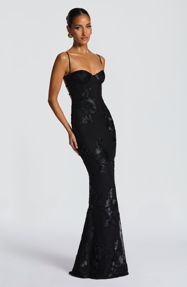 Bodycon-maxiklänning med spets