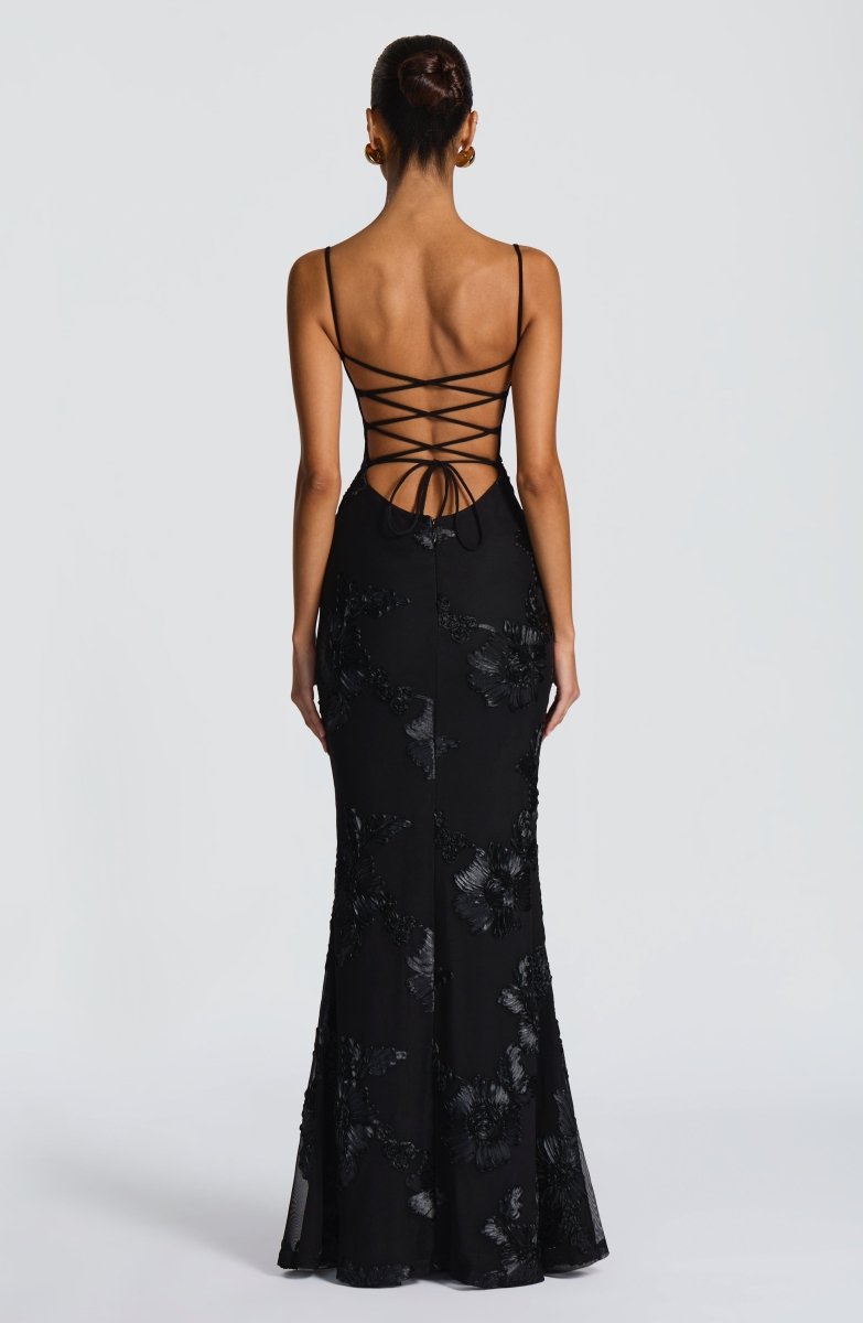Bodycon-maxiklänning med spets