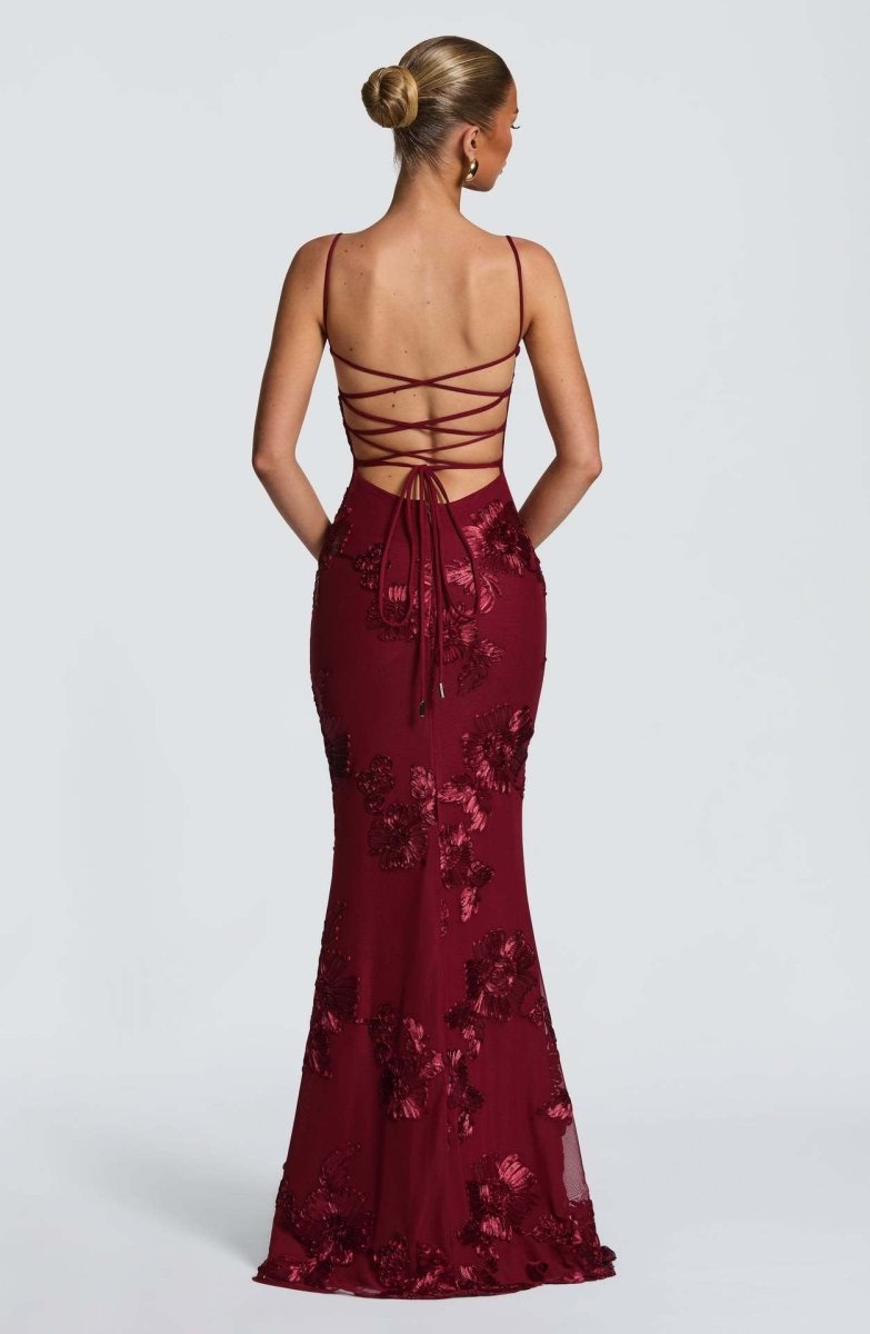 Bodycon-maxiklänning med spets