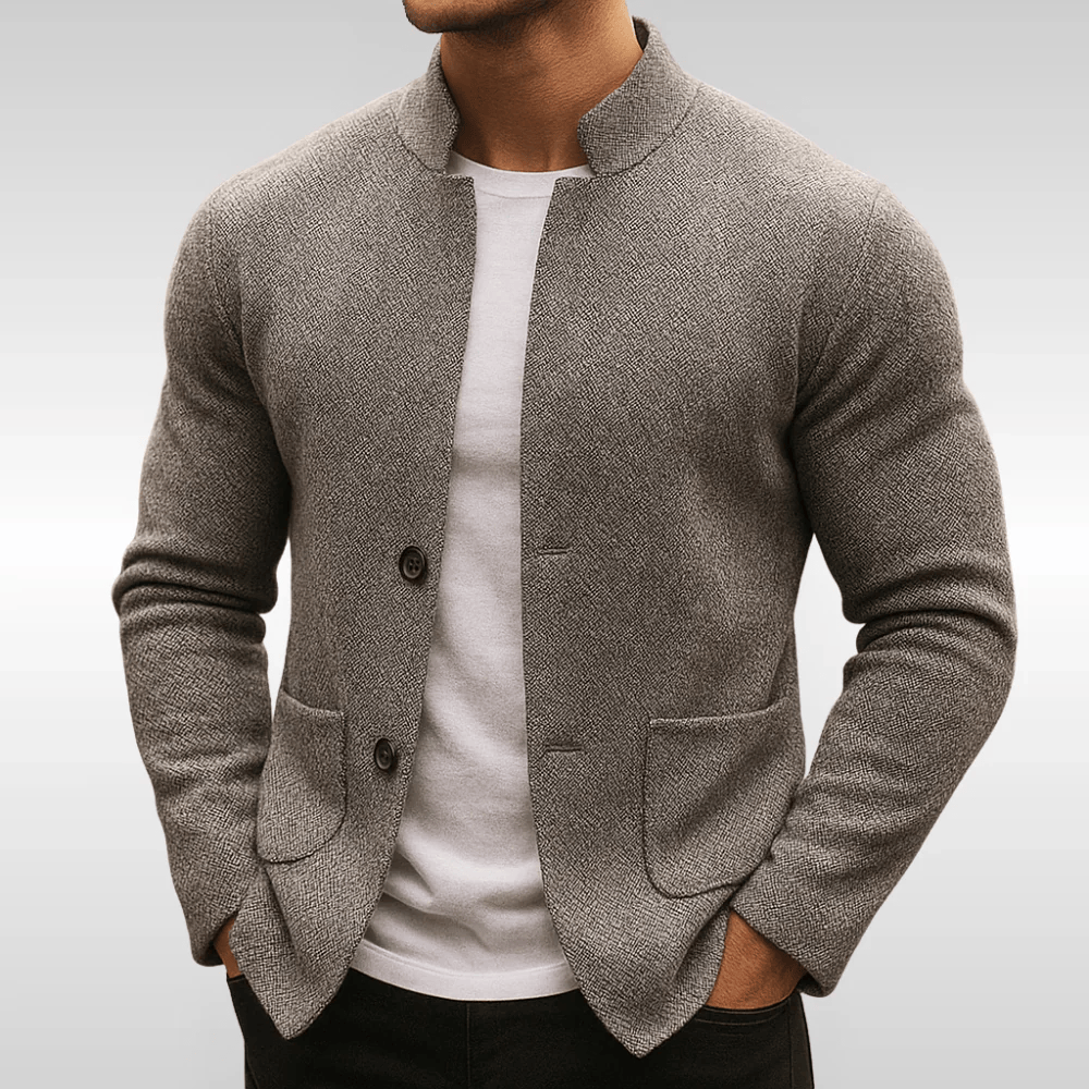 Émile | Väst i texturerad stickning