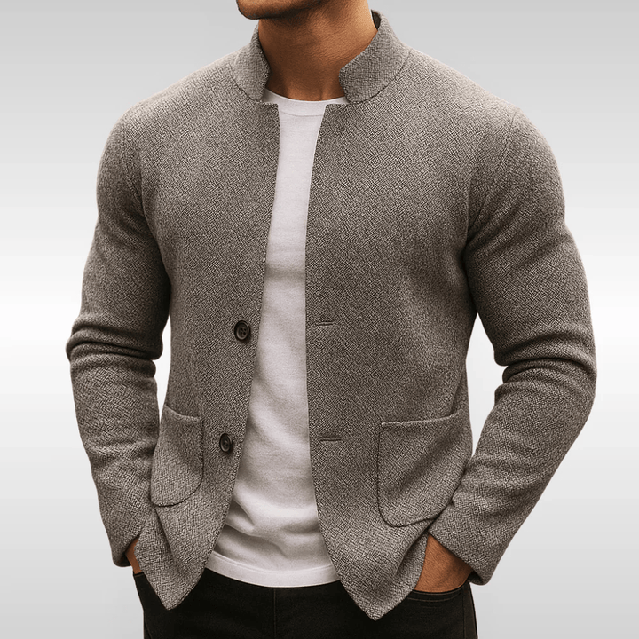 Émile | Väst i texturerad stickning