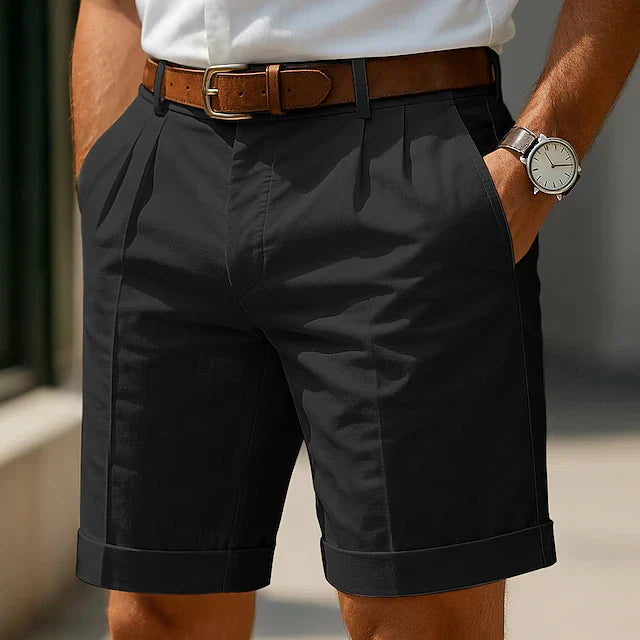 Harry | Bermuda plisserade eleganta
