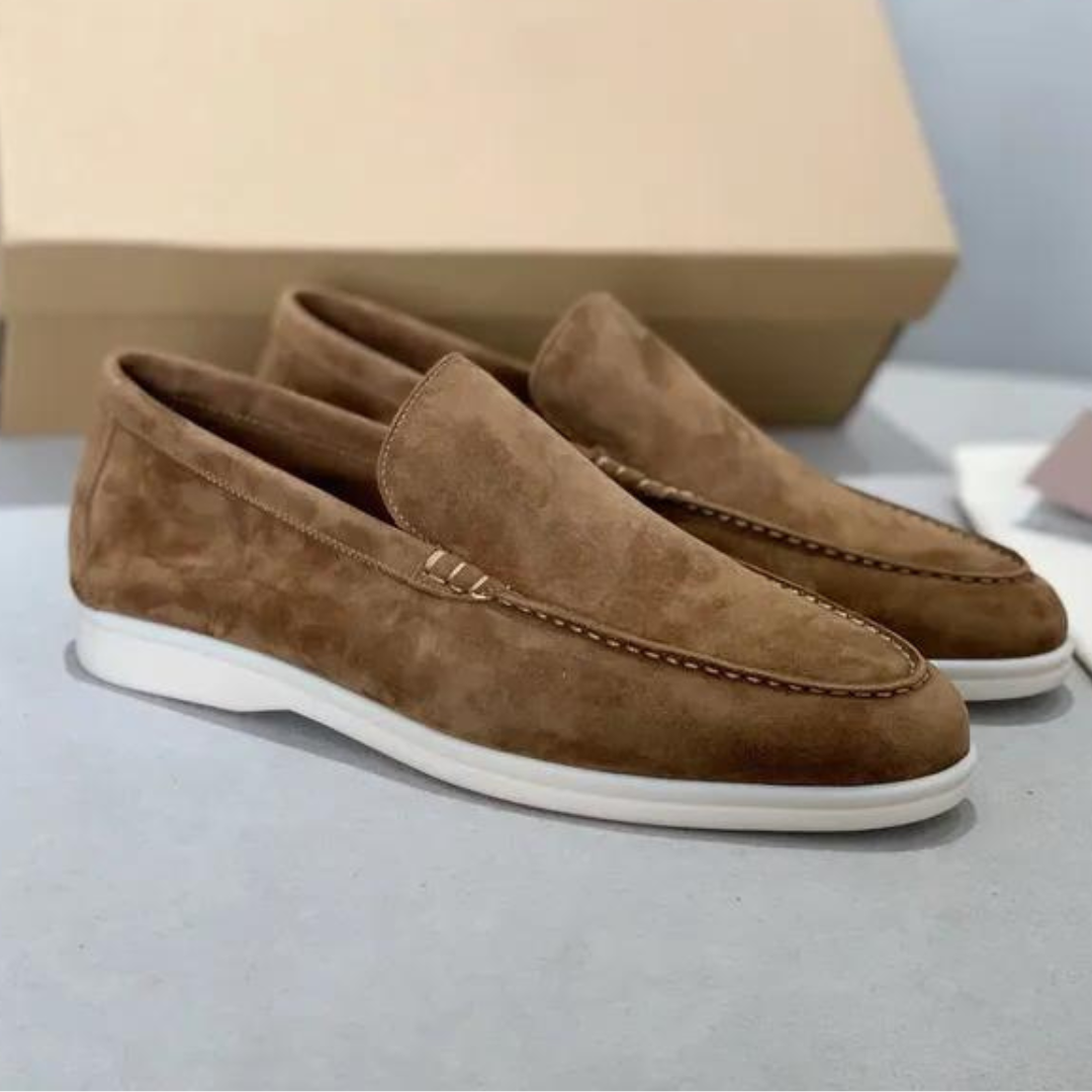 Jules | Eleganta mokasiner i mocka