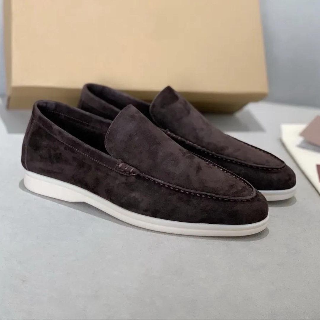 Jules | Eleganta mokasiner i mocka