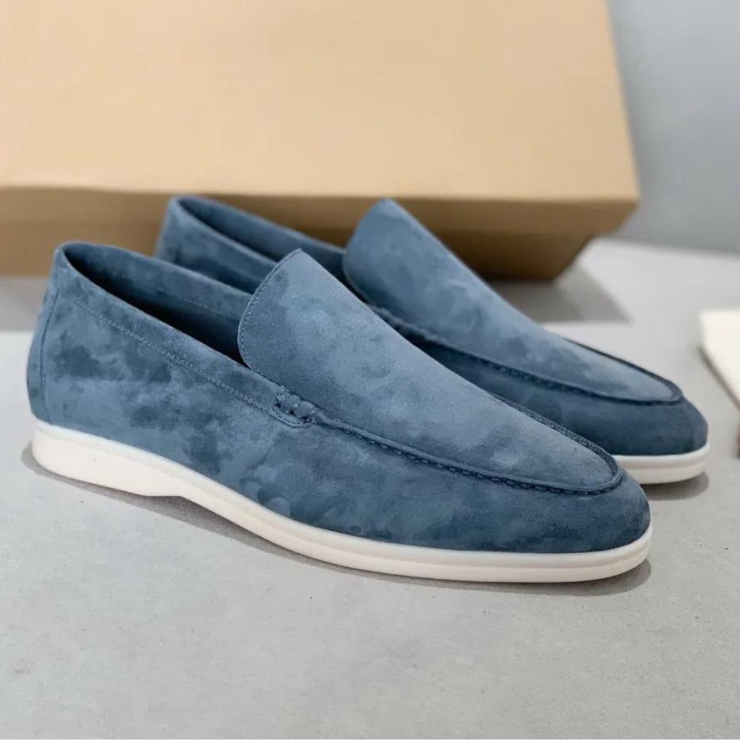 Jules | Eleganta mokasiner i mocka