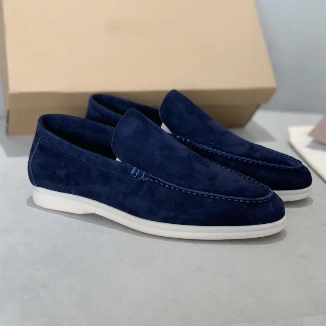 Jules | Eleganta mokasiner i mocka
