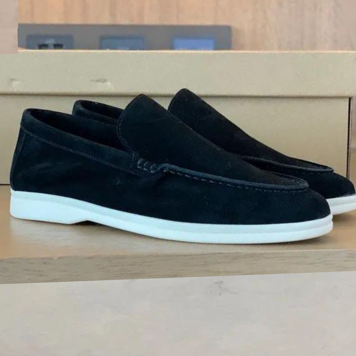 Jules | Eleganta mokasiner i mocka