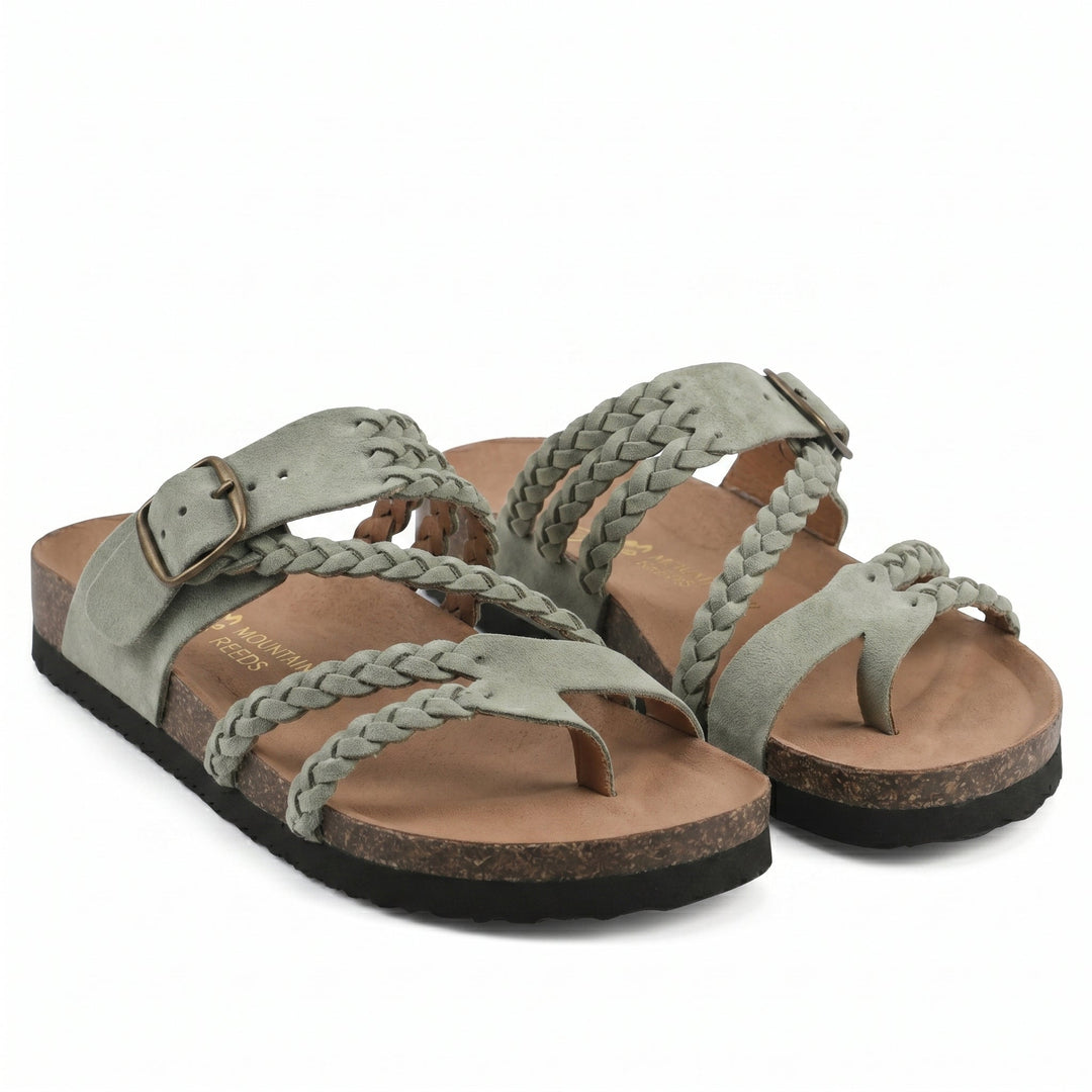 Linnea | Sandaler med flätade remmar